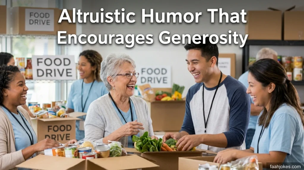 Altruistic Humor That Encourages Generosity