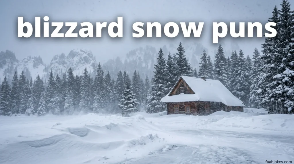 blizzard snow puns