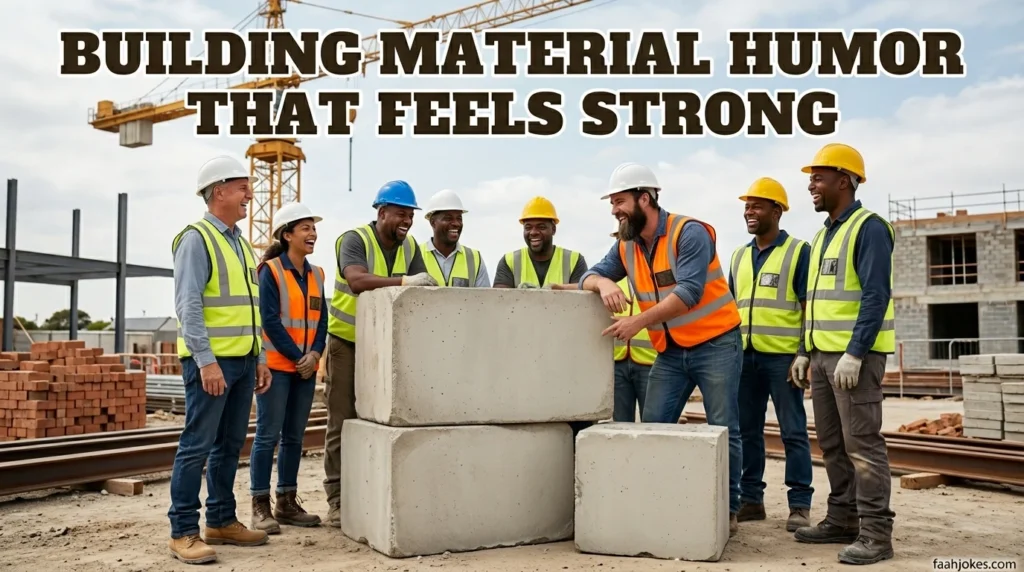 Building Material Humor That Feels Strong