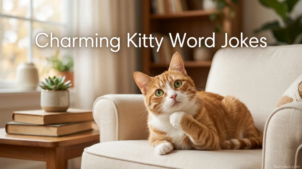 Charming kitty word jokes