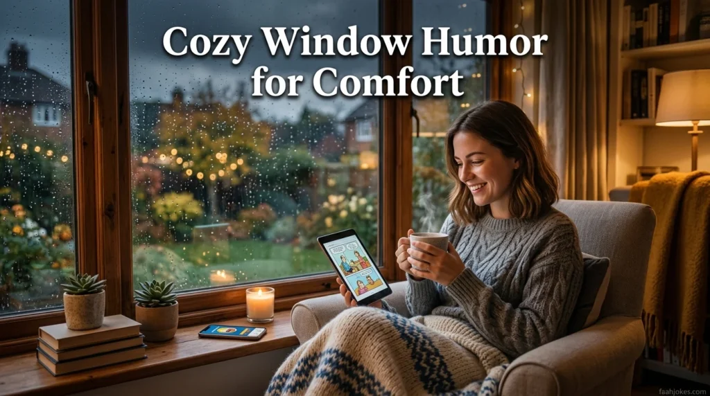 Cozy Window Humor for Comfort