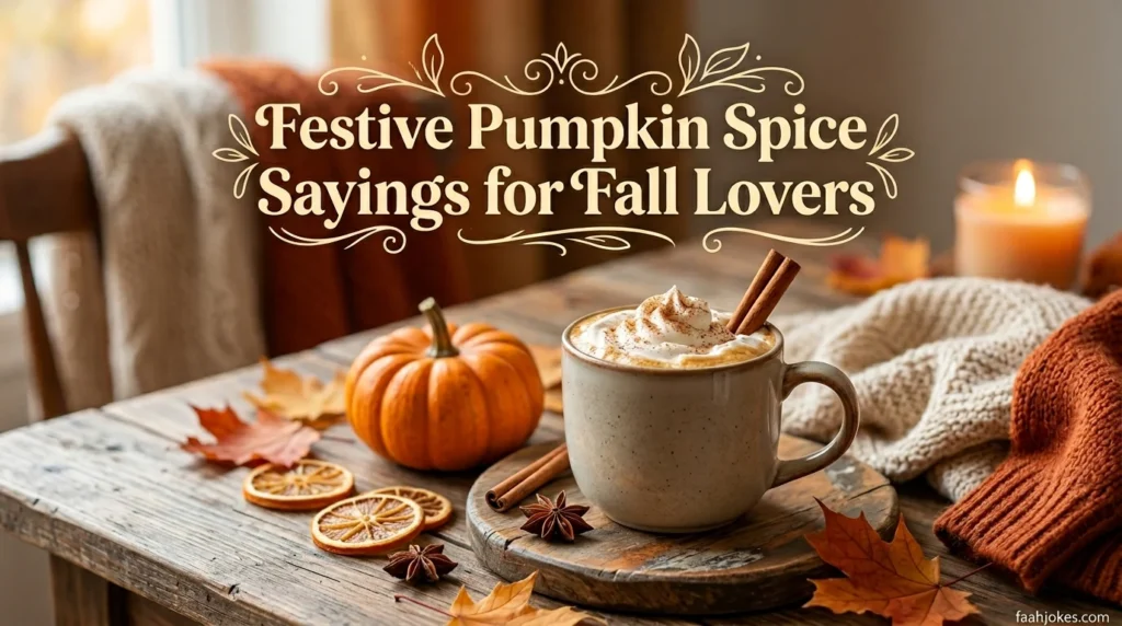 Festive Pumpkin Spice Sayings for Fall Lovers