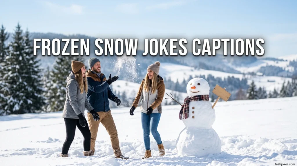 frozen snow jokes captions