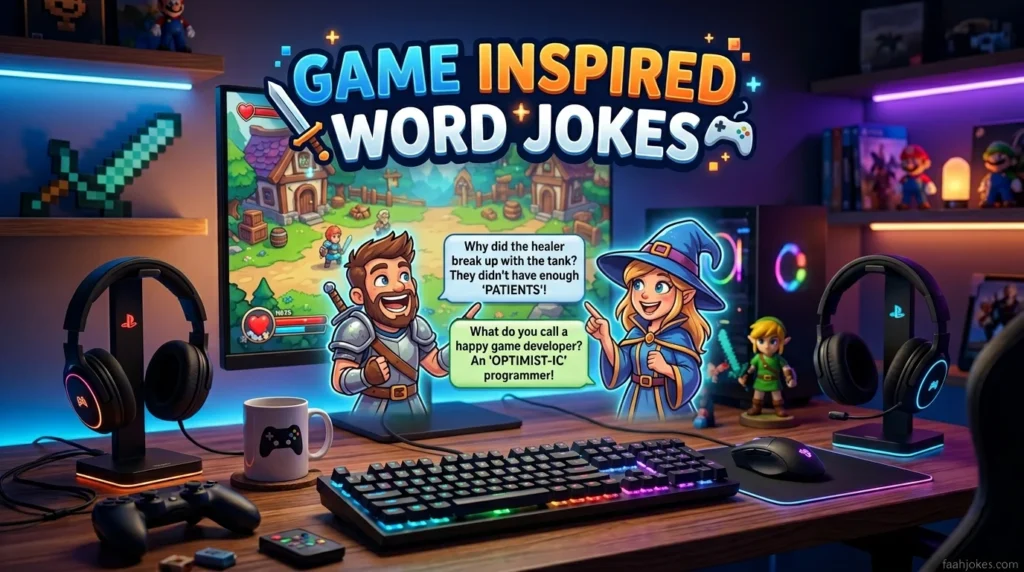 Game Inspired Word Jokes