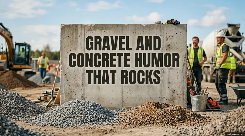 Gravel and Concrete Humor That Rocks