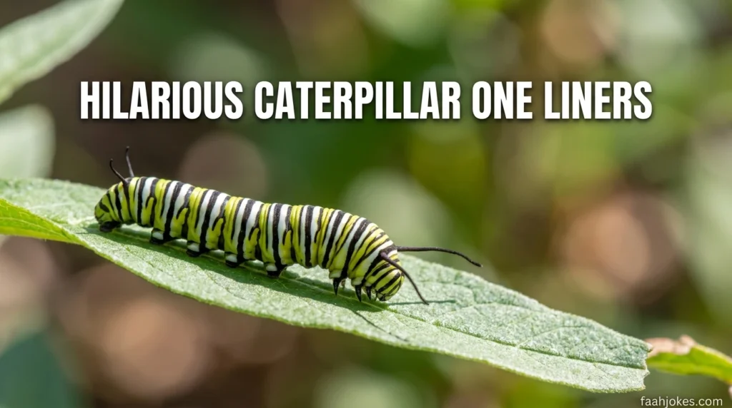 Hilarious Caterpillar One Liners