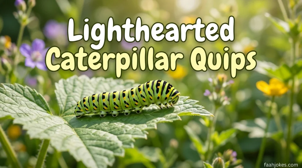 Lighthearted Caterpillar Quips