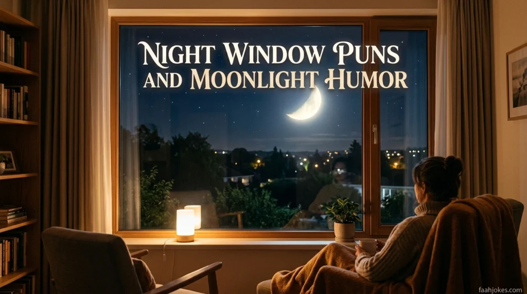 Night Window Puns and Moonlight Humor