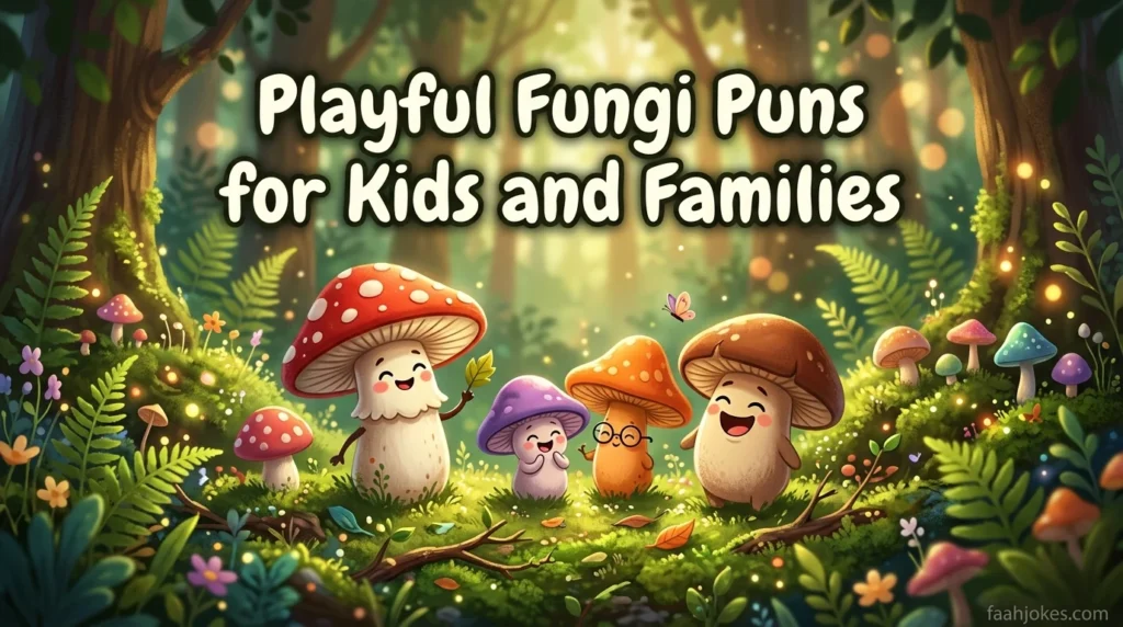 Playful Fungi Puns for Kids and Families