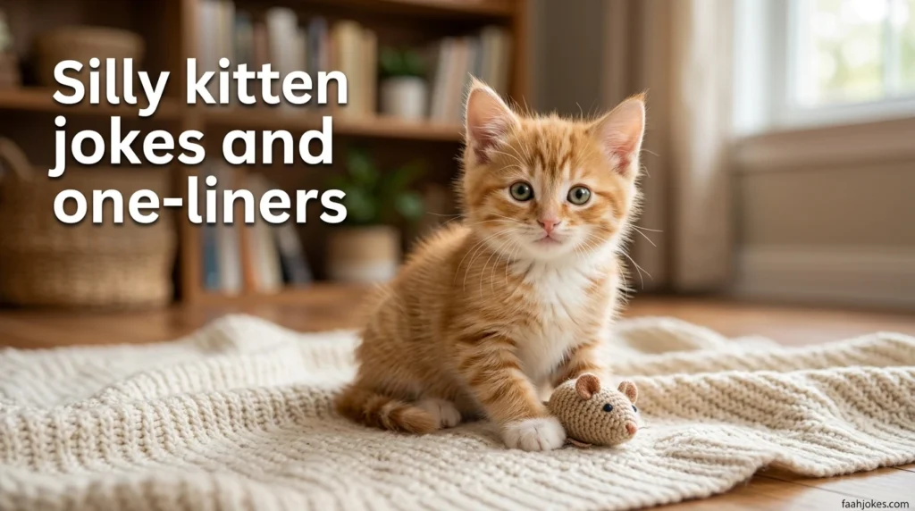 Silly kitten jokes and one-liners