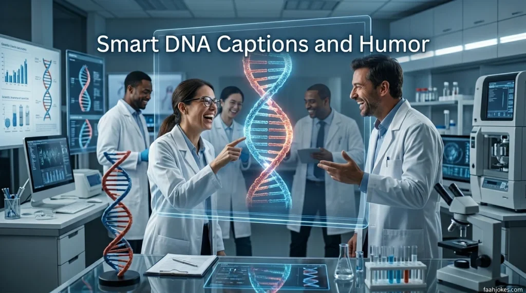 Smart DNA Captions and Humor