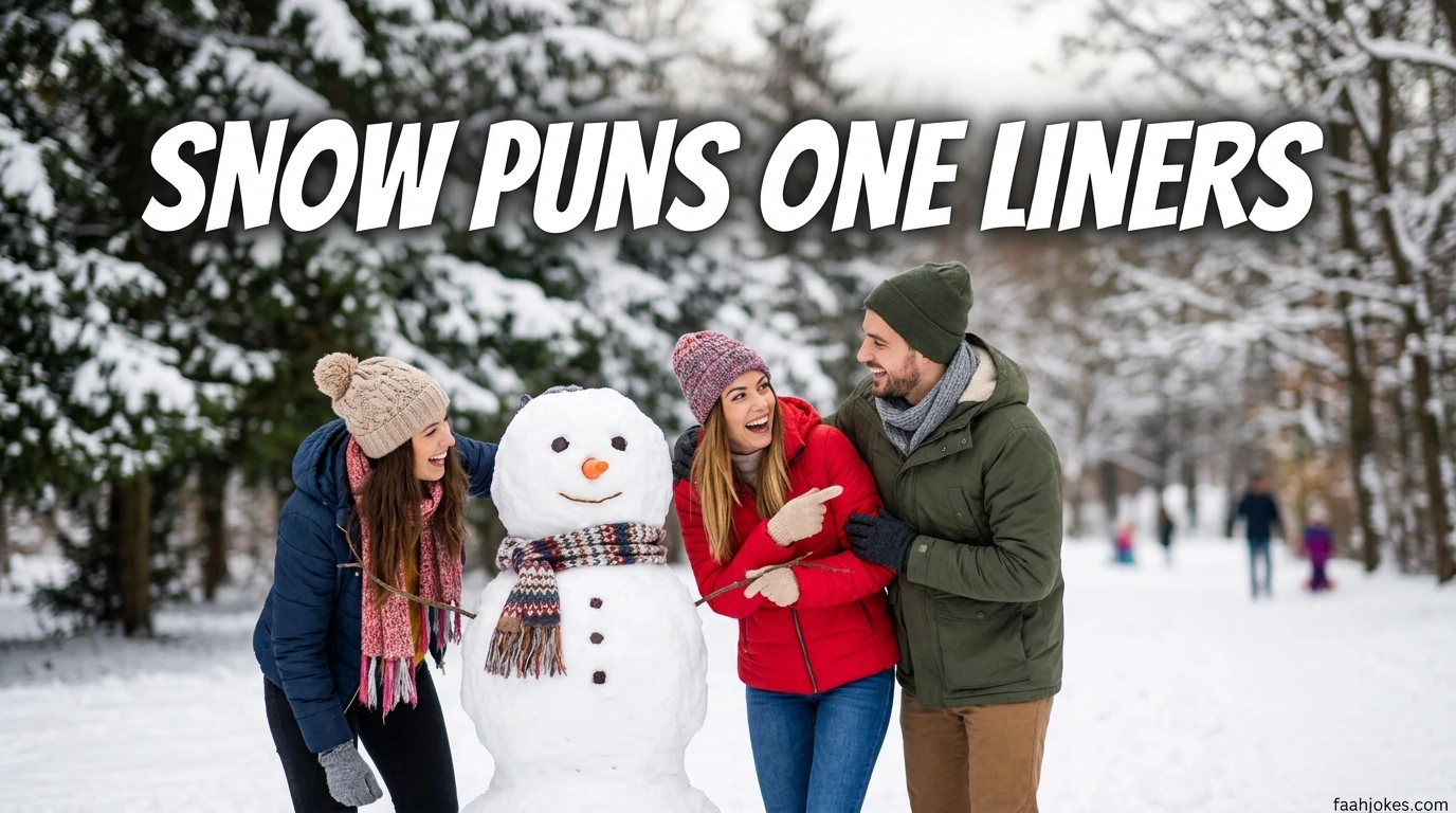 snow puns one liners