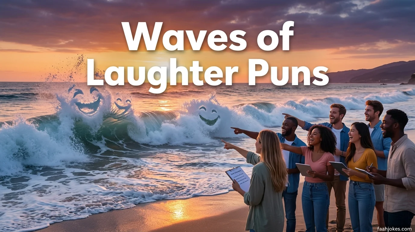 Waves of Laughter Puns