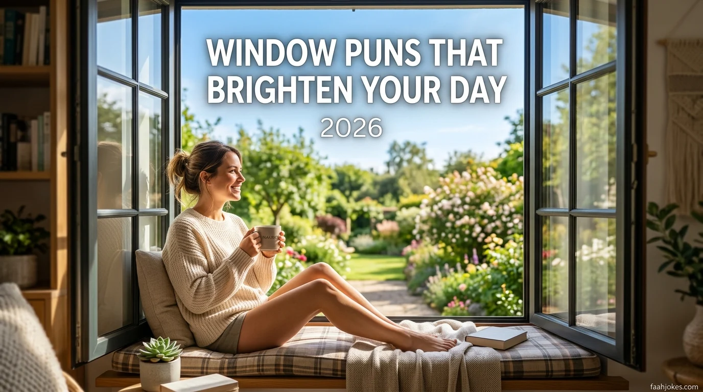 Window Puns That Will Brighten Your Day