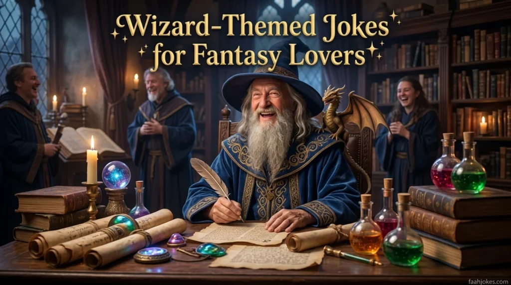 Wizard-Themed Jokes for Fantasy Lovers