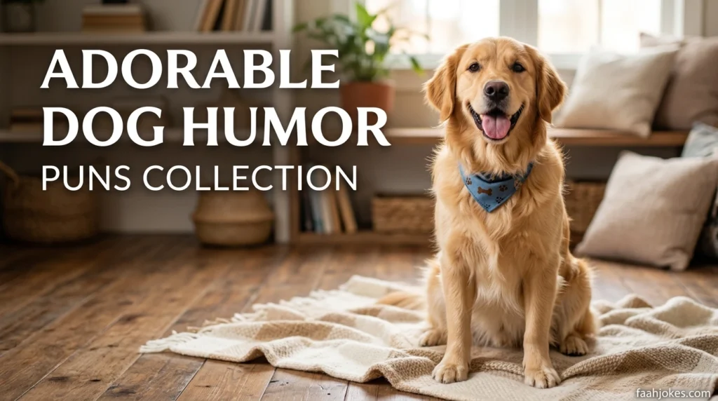 adorable dog humor puns collection