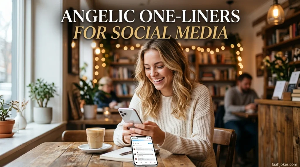 Angelic One-Liners for Social Media