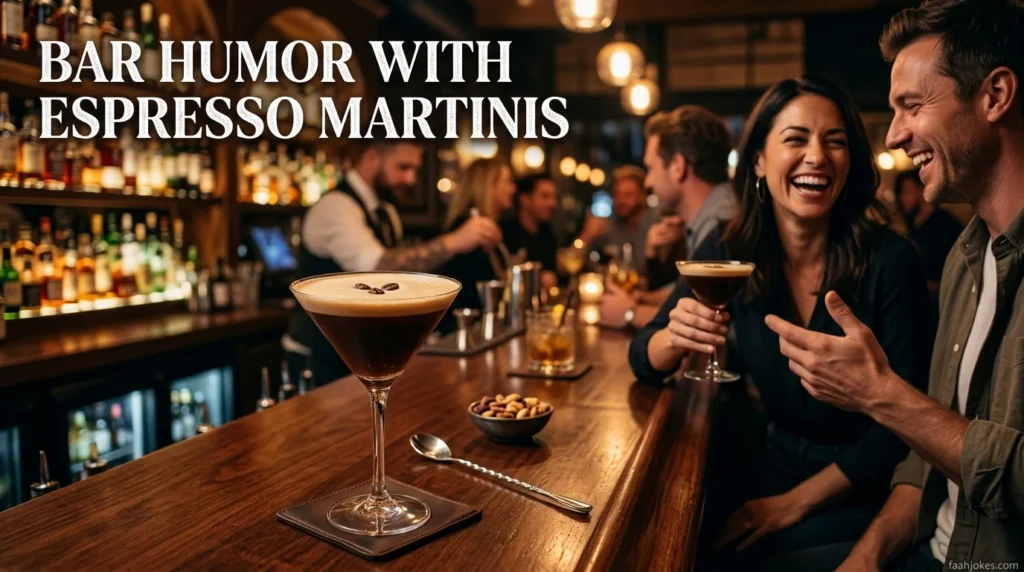 Bar Humor With Espresso Martinis