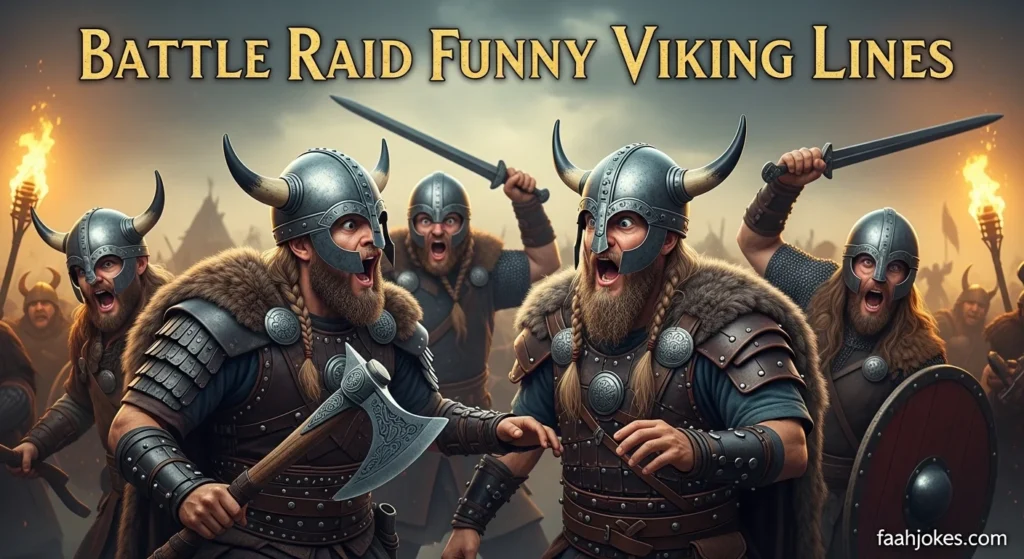 Battle Raid Funny Viking Lines