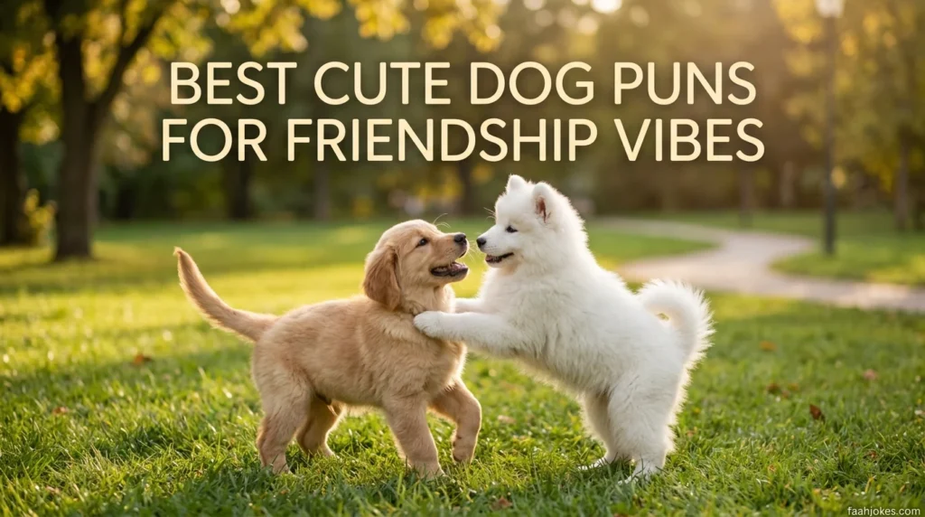 best cute dog puns for friendship vibes