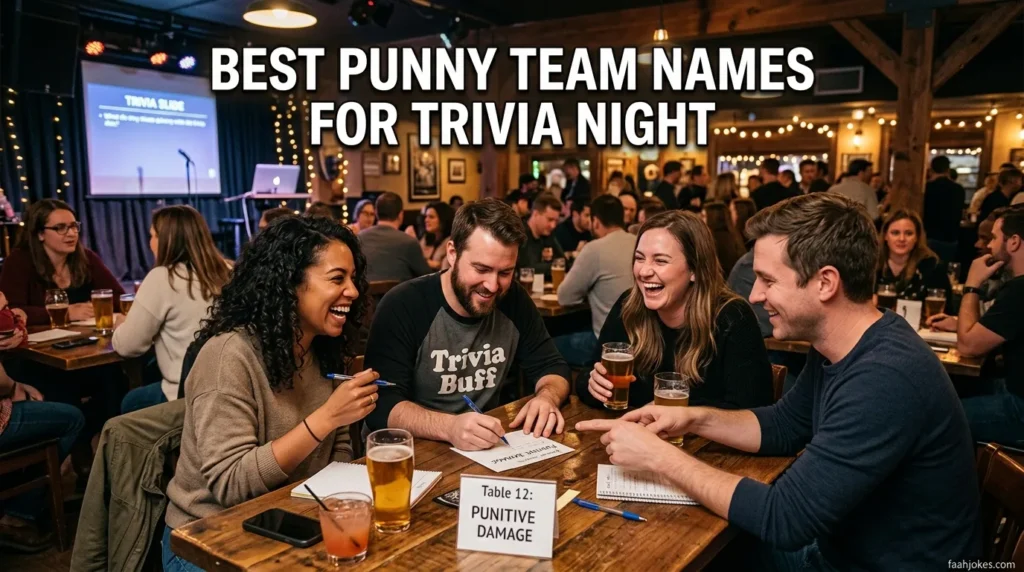 Best Punny Team Names For Trivia Night