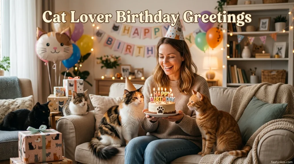 Cat Lover Birthday Greetings