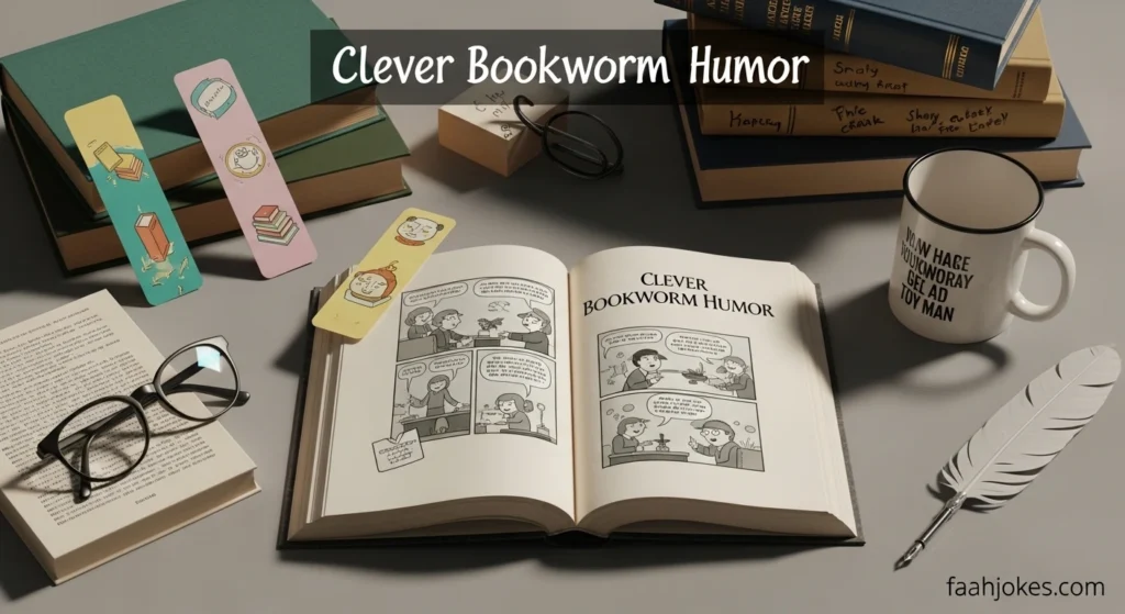 Clever Bookworm Humor