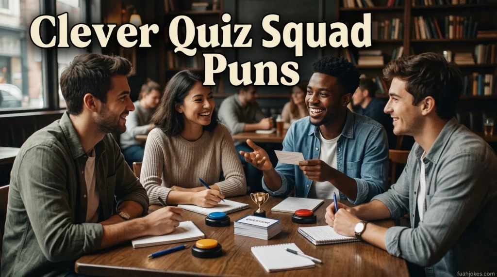 Clever Quiz Squad Puns