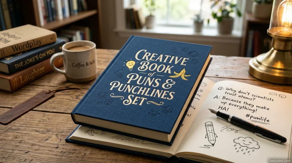 Creative Book of Puns Punchlines Set