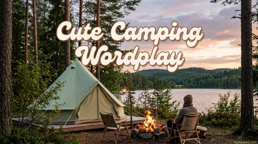 Cute Camping Wordplay