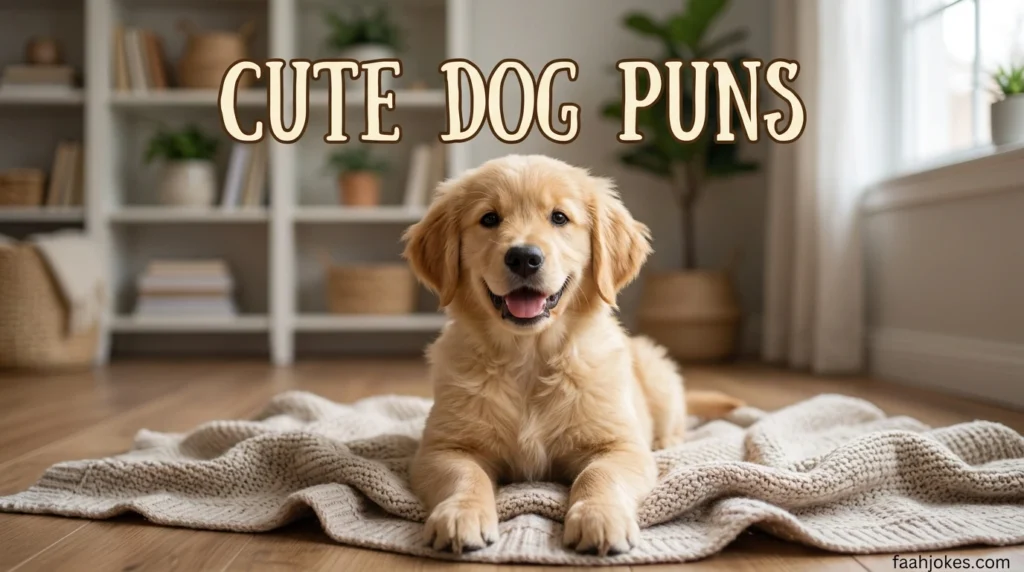 cute dog puns