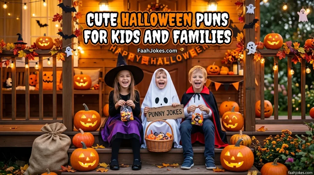 Cute Halloween Puns for Kids and Families