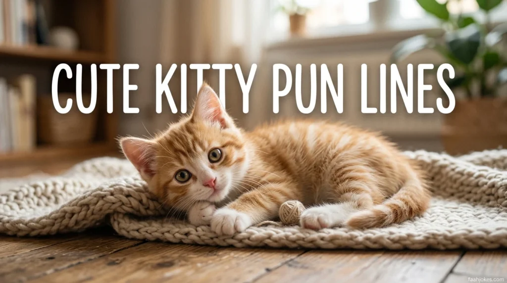Cute Kitty Pun Lines