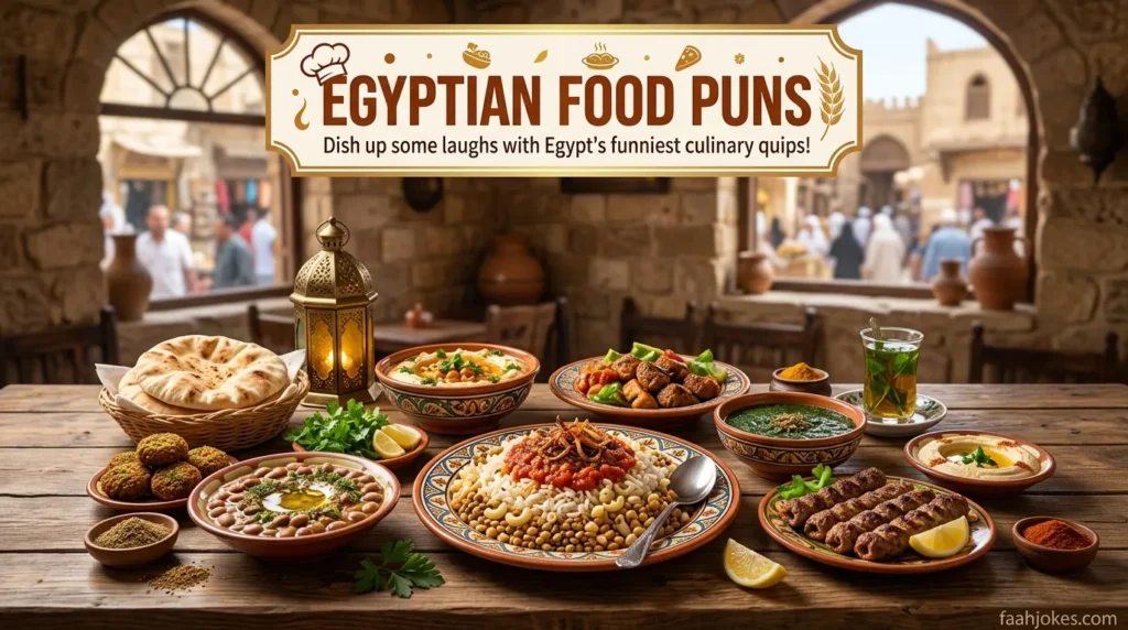 Egyptian Food Puns