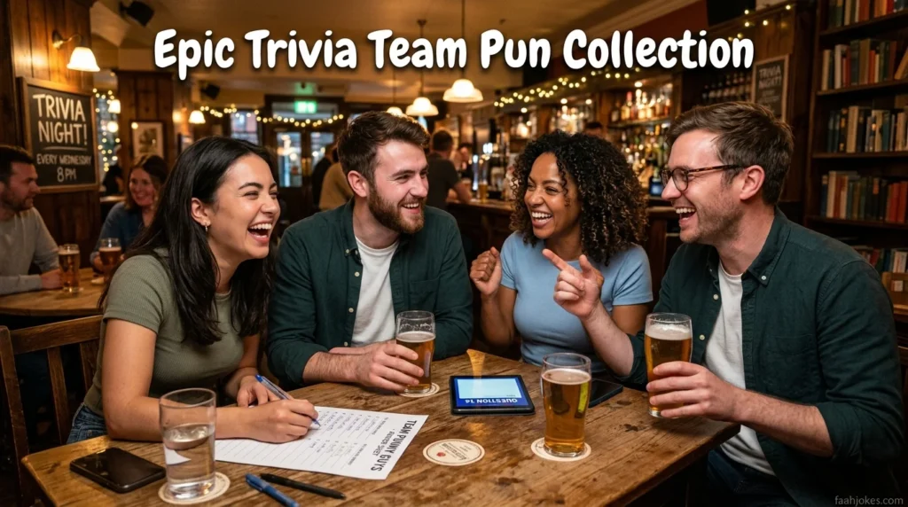 Epic Trivia Team Pun Collection