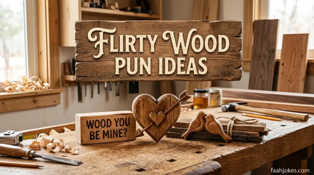 Flirty Wood Pun Ideas