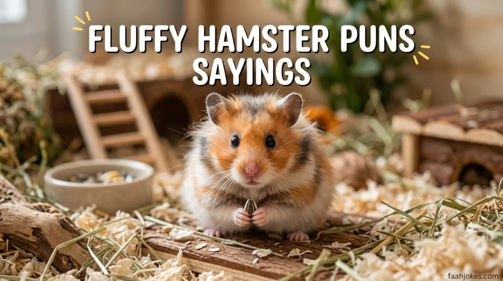Fluffy Hamster Puns Sayings