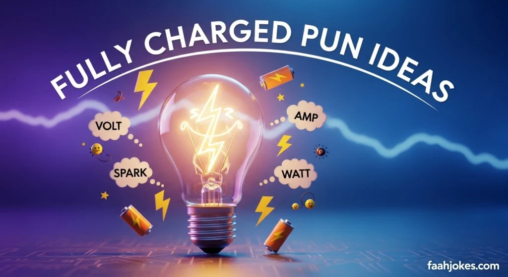 Fully Charged Pun Ideas