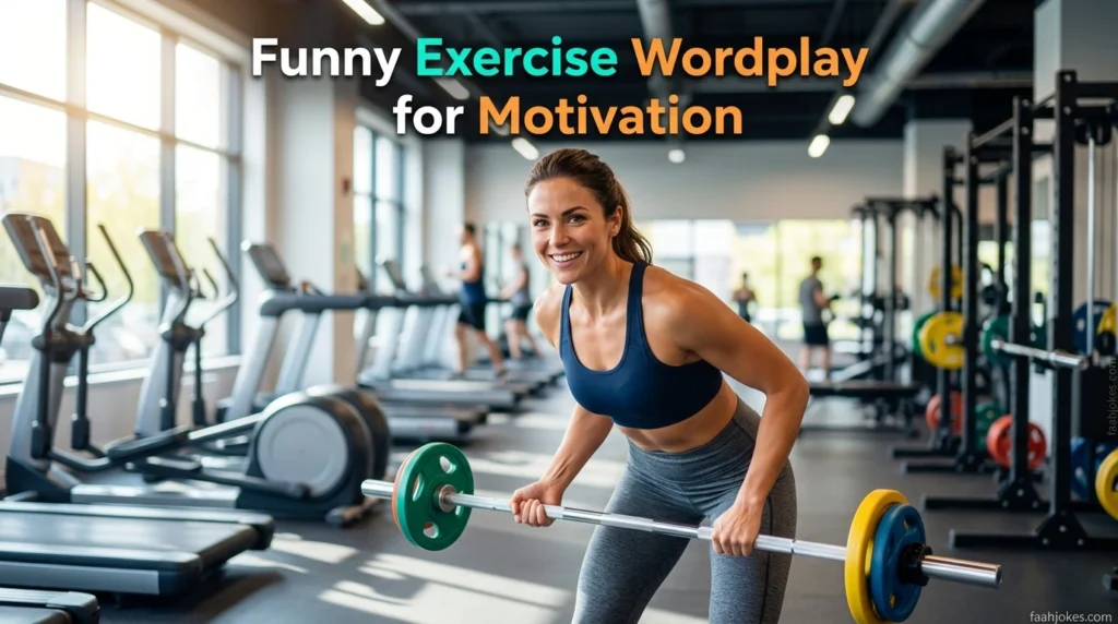 Funny Exercise Wordplay for Motivation