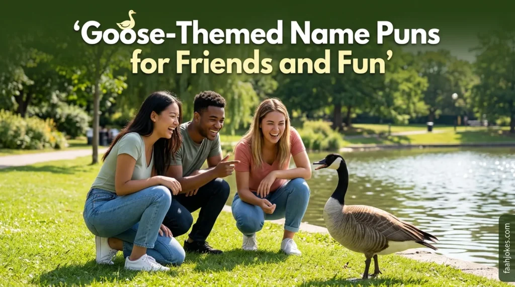 Goose-Themed Name Puns for Friends and Fun