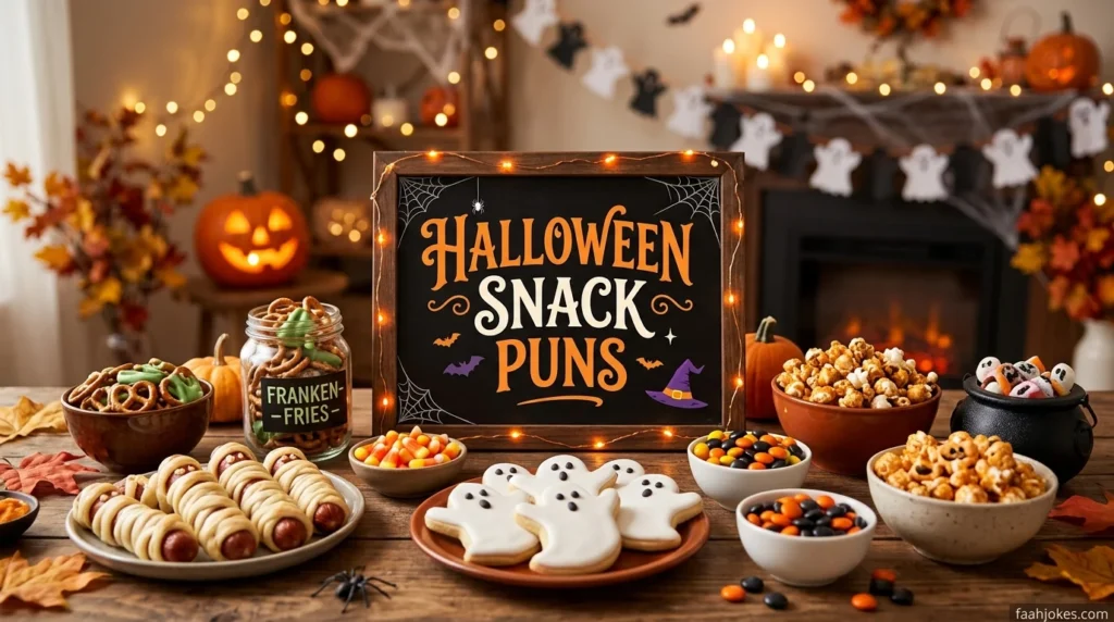 Halloween Snack Puns