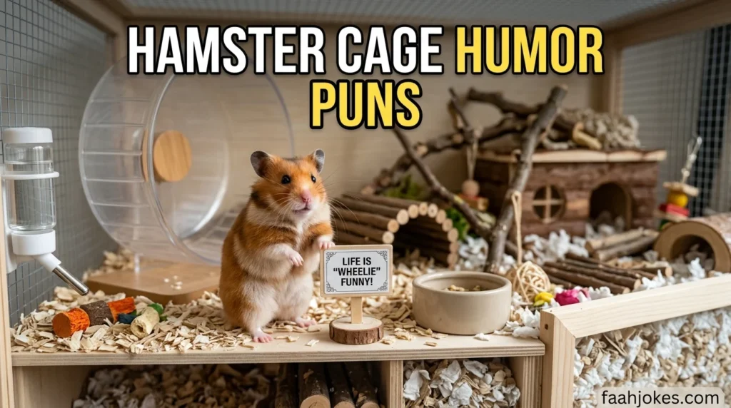 Hamster Cage Humor Puns