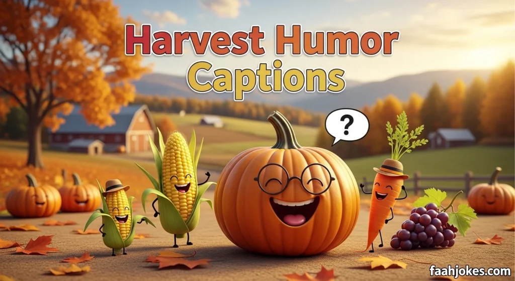 Harvest Humor Captions
