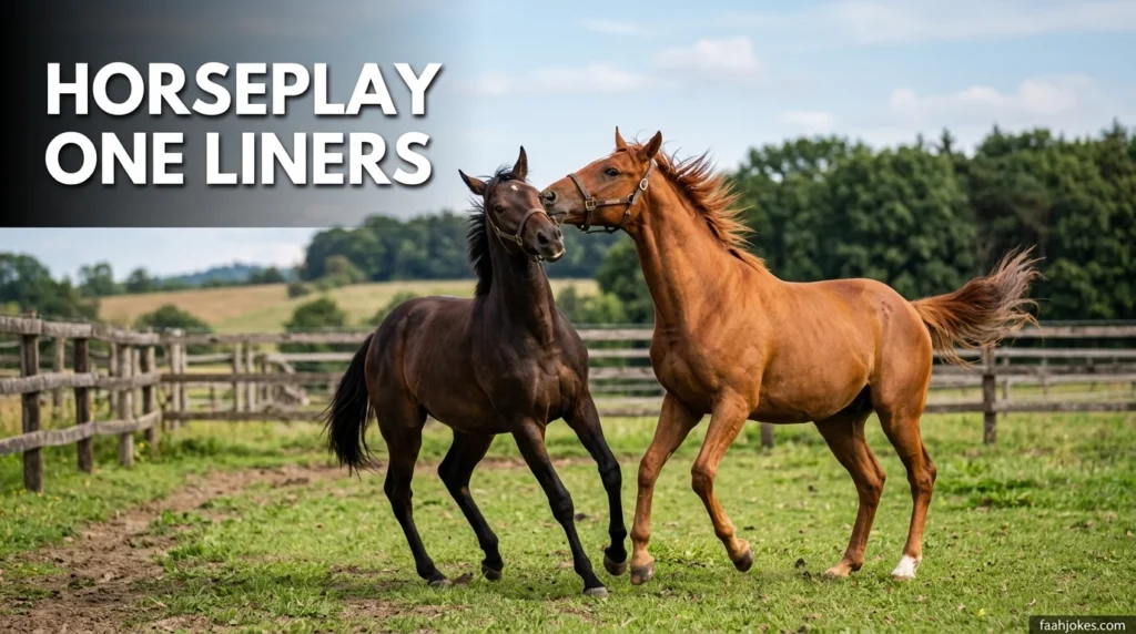 Horseplay One Liners
