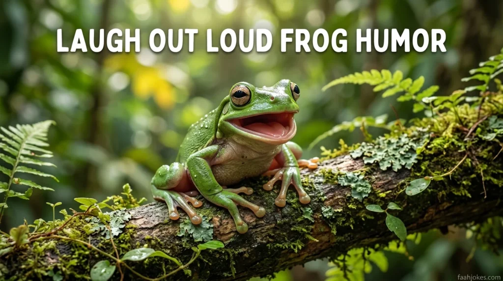 Laugh Out Loud Frog Humor