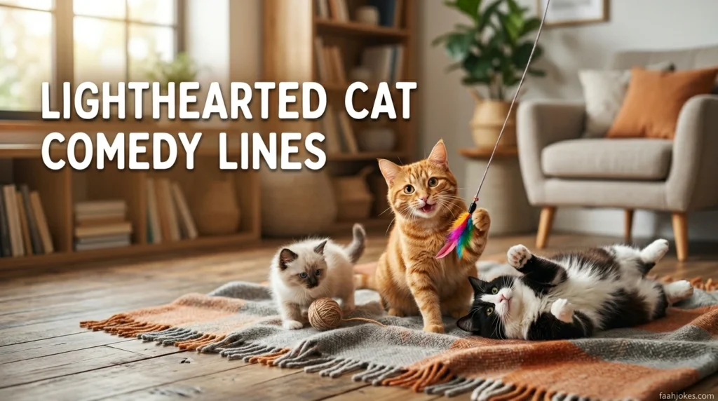 Lighthearted Cat Comedy Lines