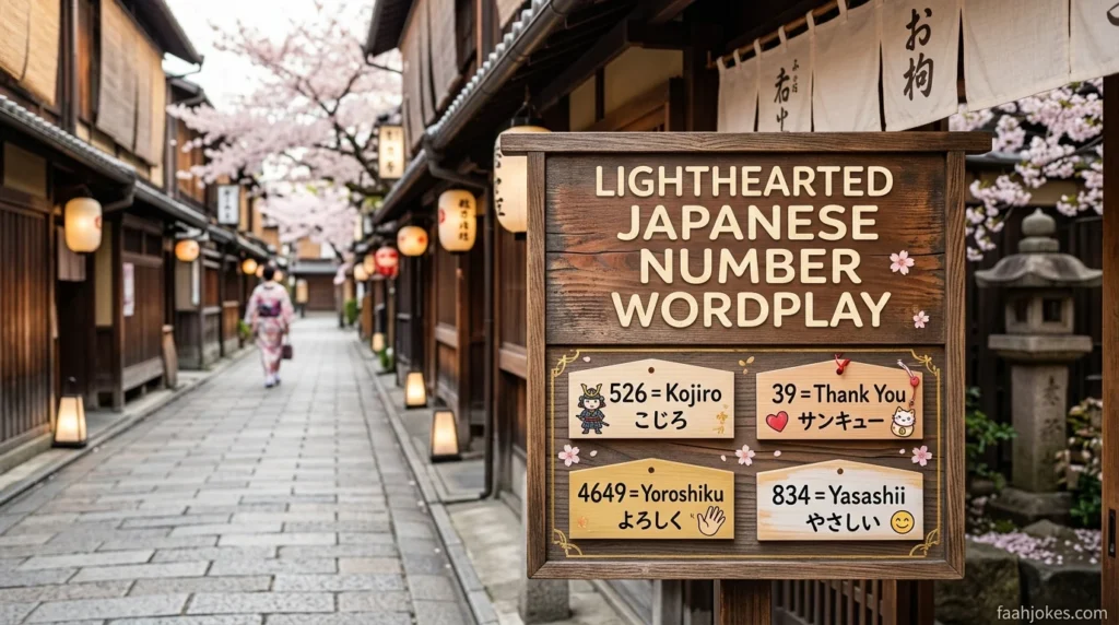 Lighthearted Japanese Number Wordplay