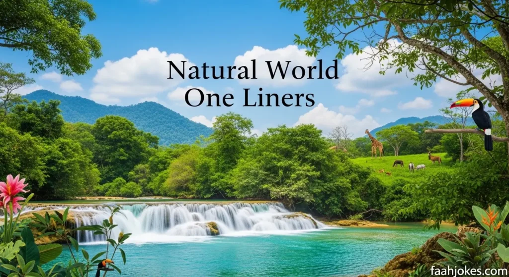 Natural World One Liners