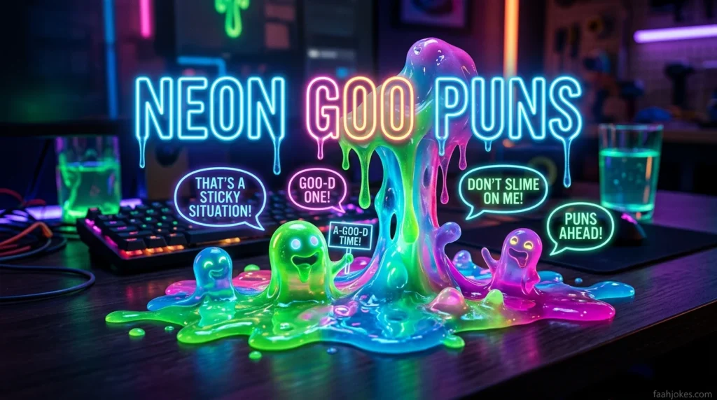Neon Goo Puns