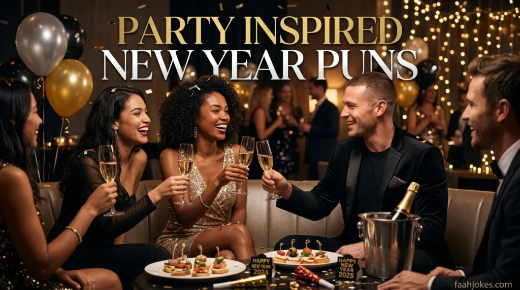 Party Inspired New Year Puns